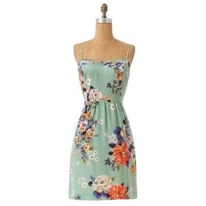 Anthropologie Verdant Floral Slipdress by Moulinette Soeurs